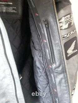 HONDA Officially Licensed JOE ROCKET CDR Armored Leather Motorcycle Jacket Sz 50