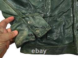 HOT AUTHENTIC Men's DIESEL BIKER Slim SPORTS GRAY LAMB LEATHER Jacket M (Fit S)