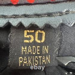 HOT Leathers Leather Motorcycle Jacket Mens 50 Harley Davidson Patch Biker