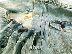 HOT VTG 50's REPRO WRANGLER 11MJ SANFORIZE 12 Dots Denim JACKET Jeans M (Fit S)