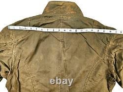 HOT VTG ITALY Men's BELSTAFF BLACK PRINCE @ 1970 RACEMASTER BIKER BROWN Jacket M