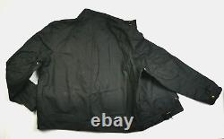 HOT VTG REPRO Men's BELSTAFF STEVE McQUEEN BLOUSON BLACK PRINCE WAXED Jacket XXL