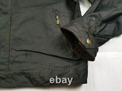 HOT VTG REPRO Men's BELSTAFF STEVE McQUEEN BLOUSON BLACK PRINCE WAXED Jacket XXL