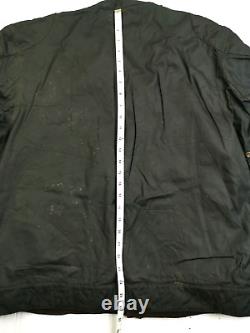 HOT VTG REPRO Men's BELSTAFF STEVE McQUEEN BLOUSON BLACK PRINCE WAXED Jacket XXL