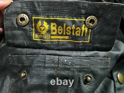 HOT VTG REPRO Men's BELSTAFF STEVE McQUEEN BLOUSON BLACK PRINCE WAXED Jacket XXL