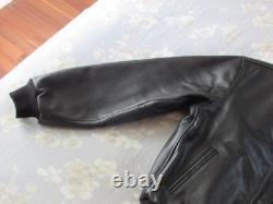 H-D OF CRETE Leather Riding Jacket Harley Davidson Original Large (L) EXCELLENT