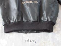 H-D OF CRETE Leather Riding Jacket Harley Davidson Original Large (L) EXCELLENT