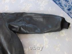 H-D OF CRETE Leather Riding Jacket Harley Davidson Original Large (L) EXCELLENT