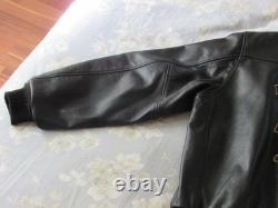 H-D OF CRETE Leather Riding Jacket Harley Davidson Original Large (L) EXCELLENT