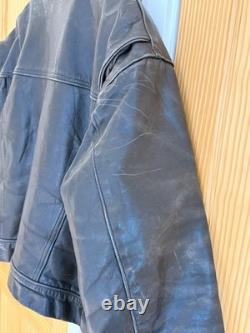 Handmade Vintage Motorcycle Jacket Custom XL