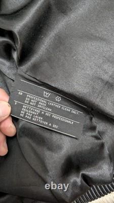 Harley Davidson 100 years Anniversary Black Leather Biker Jacket Mens M