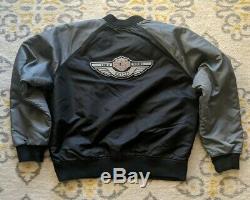 Harley Davidson 100th ANNIVERSARY JACKET USA Made- Bomber style MEN'S. Size XL