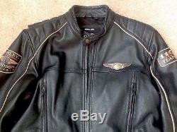 Harley Davidson 110Th Anniversary Leather Jacket Euc Men's XL