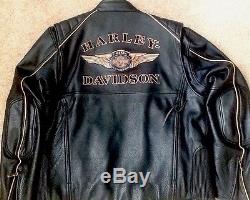 Harley Davidson 110Th Anniversary Leather Jacket Euc Men's XL