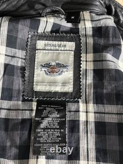 Harley Davidson 2012 RN 103819 CA 03402 Black Leather Jacket Women's Medium