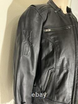 Harley Davidson 2012 RN 103819 CA 03402 Black Leather Jacket Women's Medium