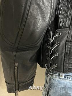 Harley Davidson 2012 RN 103819 CA 03402 Black Leather Jacket Women's Medium