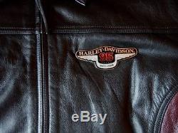 Harley-Davidson 95th Anniversary Leather Jacket Women's size XL