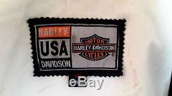 Harley Davidson Black Leather Jacket Coat Men Motorcycle bike NO RESERVE PRICE