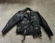 Harley-Davidson Black Leather Motorcycle Jacket with Quilted Lining Size 40