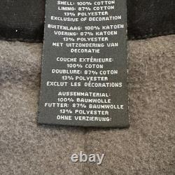 Harley Davidson Bomber Jacket Men's Large H-DMC MC Hood Skull 1% Patch Black