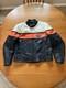 Harley Davidson Classic Mens Vented Leather Jacket Large with Free XL Oversuit