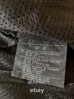 Harley Davidson Classic Mens Vented Leather Jacket Large with Free XL Oversuit