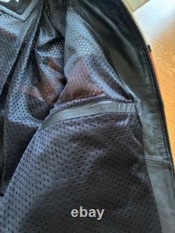 Harley Davidson Classic Mens Vented Leather Jacket Large with Free XL Oversuit
