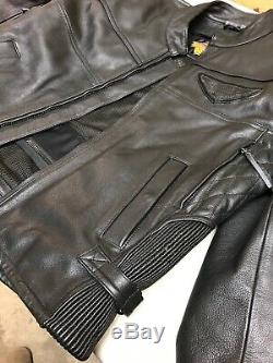 Harley-Davidson Competition Series Leather Jacket Mens Size Medium 98110-97VM