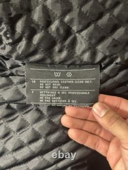 Harley-Davidson Embroidered Flames Ride Free Leather Jacket Size L