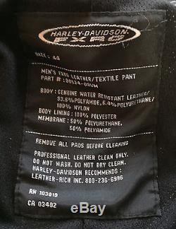 Harley-Davidson FXRG Leather Jacket, Leather Pants, Jacket liner And Armor Pads