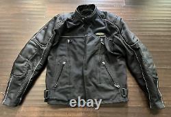 Harley Davidson FXRG Mens Waterproof Reflective Jacket with Armor Large