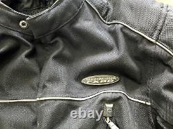 Harley Davidson FXRG Mens Waterproof Reflective Jacket with Armor Large