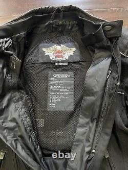 Harley Davidson FXRG Mens Waterproof Reflective Jacket with Armor Large