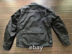 Harley Davidson FXRG Mens Waterproof Reflective Jacket with Armor Large