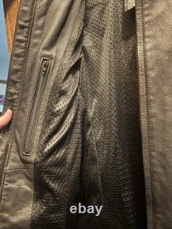 Harley Davidson Genuine Leather Biker Riding Jacket Womens Size 2XL Vintage
