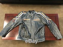 Harley Davidson Genuine Leather Jacket Mens XL