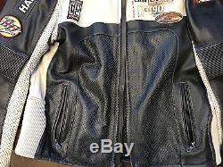 Harley Davidson Genuine Leather Jacket Mens XL NO RESERVES