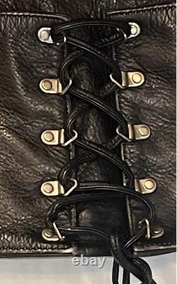 Harley-Davidson Genuine Leather XL Black Motorcycle Jacket RN 103819 CA 03042