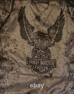 Harley-Davidson Genuine Leather XL Black Motorcycle Jacket RN 103819 CA 03042