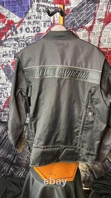 Harley-Davidson Genuine MotorClothes Riding Jacket 2XL Black Mesh Lined