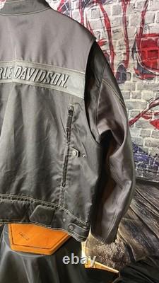 Harley-Davidson Genuine MotorClothes Riding Jacket 2XL Black Mesh Lined