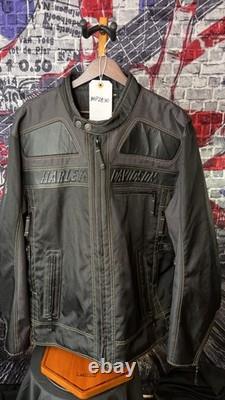 Harley-Davidson Genuine MotorClothes Riding Jacket 2XL Black Mesh Lined