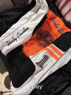 Harley Davidson Genuine XL Reflective Motorclothes Jacket. Plus Pair Of Gloves M