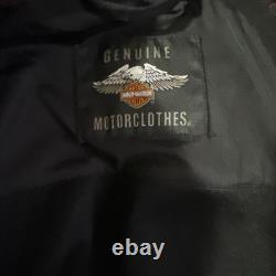 Harley Davidson Genuine XL Reflective Motorclothes Jacket. Plus Pair Of Gloves M