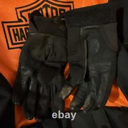 Harley Davidson Genuine XL Reflective Motorclothes Jacket. Plus Pair Of Gloves M