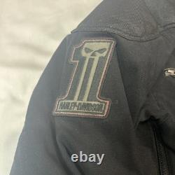 Harley-Davidson HDMC Riding Jacket withGoat Skin Leather Trim Size L