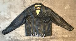 Harley Davidson H. O. G. Motorcycle Jacket Patrol 46 Reg. Blk Thick Heavy XLNT