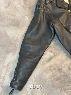 Harley Davidson H. O. G. Motorcycle Jacket Patrol 46 Reg. Blk Thick Heavy XLNT