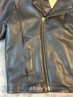 Harley Davidson H. O. G. Motorcycle Jacket Patrol 46 Reg. Blk Thick Heavy XLNT